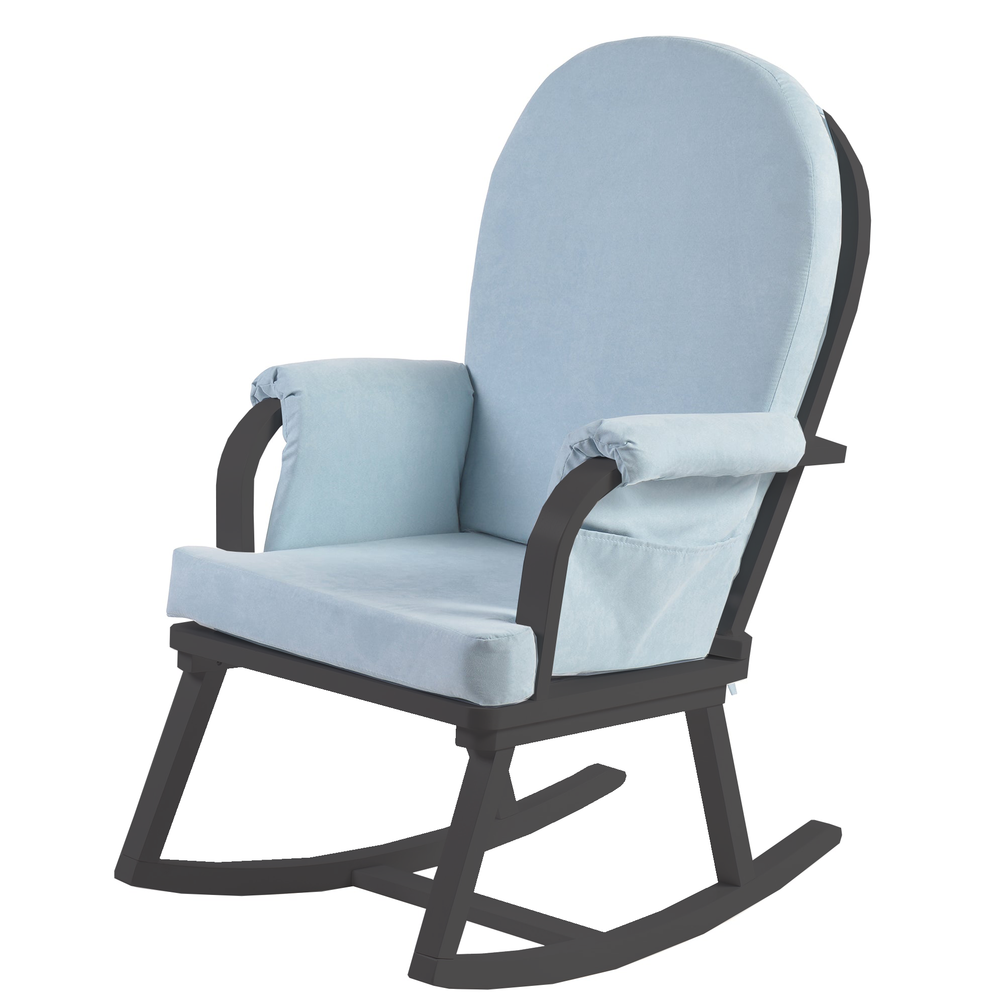 Meadow Nursing Rocking Chair Baby Blue Cushion Set