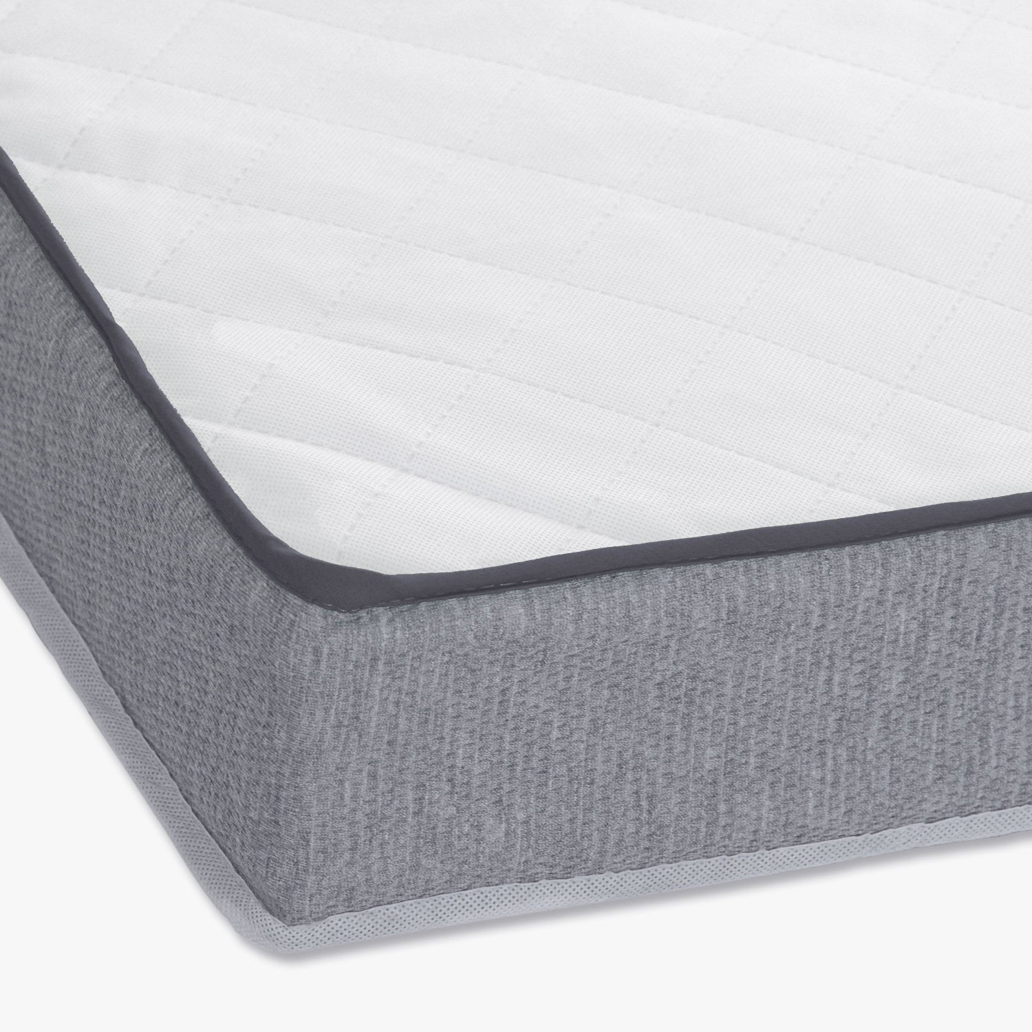 Zoom in corner of comfy mattress