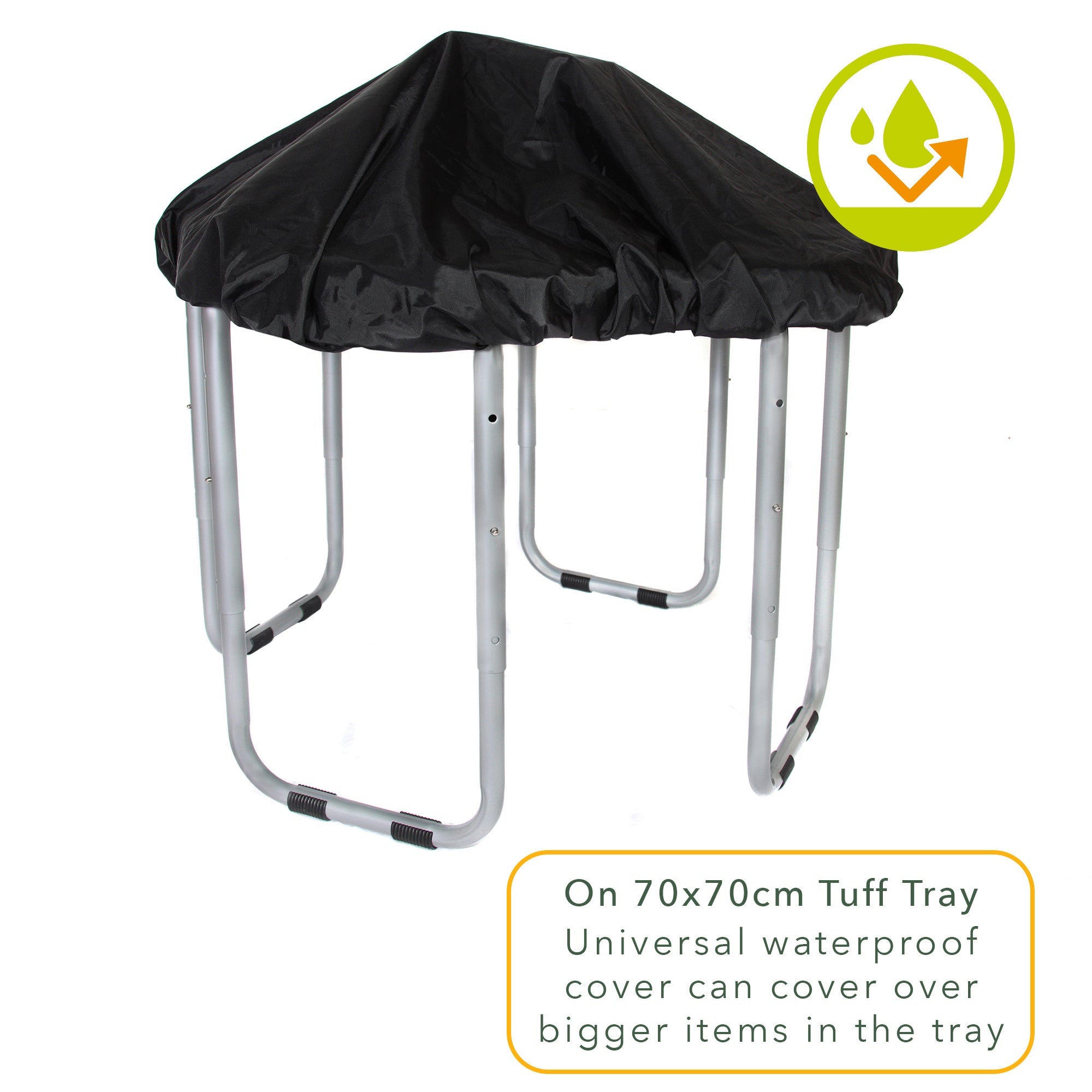 BUNDLE PACK - Original Tuff Tray, Stand, and Universal Waterproof Cover Pack - 3 Colour Options
